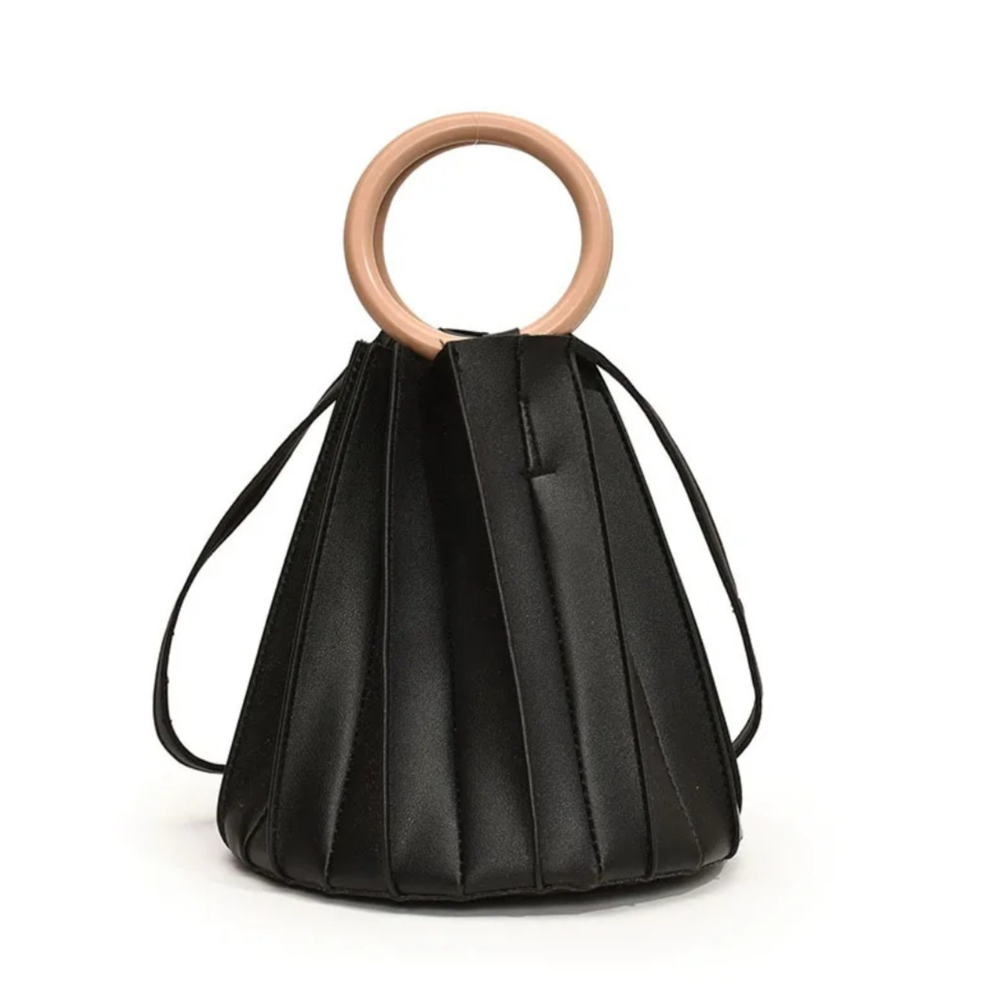 Cartera acordeón en leather