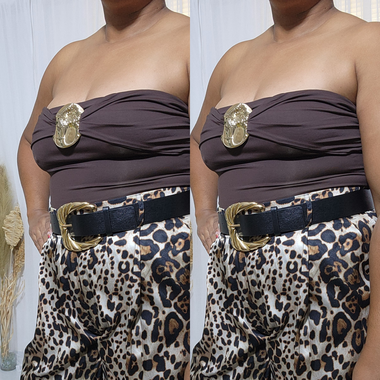 Bodysuit color chocolate