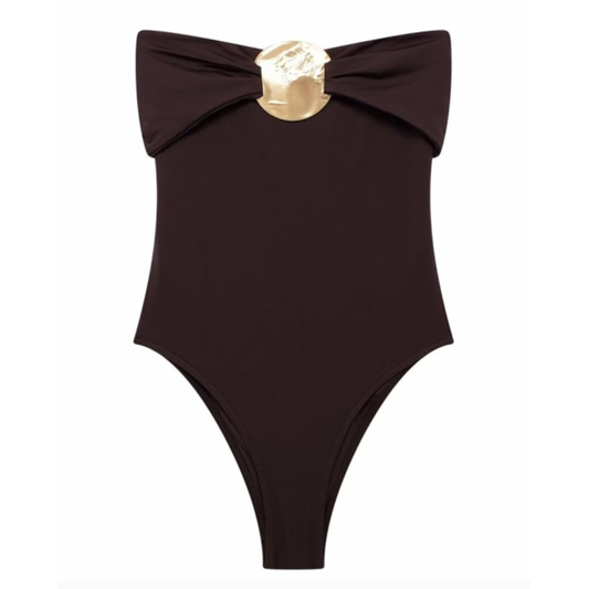 Bodysuit color chocolate